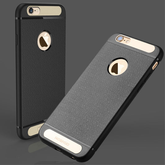 MOSHUO Hard Case für Apple iPhone 6 6S PC TPU Hybrid Metall Platte