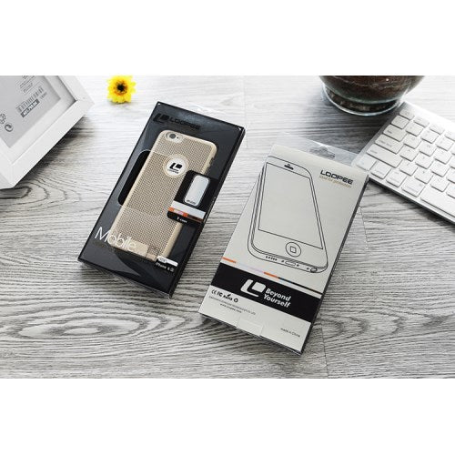 LOOPEE Hard Case für Apple iPhone 6 6S Woven Mesh Struktur