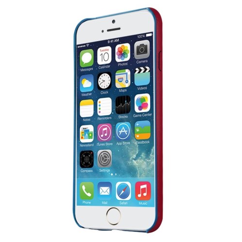 BASEUS Hard Case für Apple iPhone 6 6S PU Dünn Slim Smart