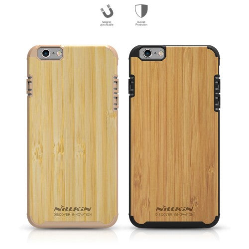 NILLKIN Hard Case für Apple iPhone 6 6S Bamboo Echt Bambus