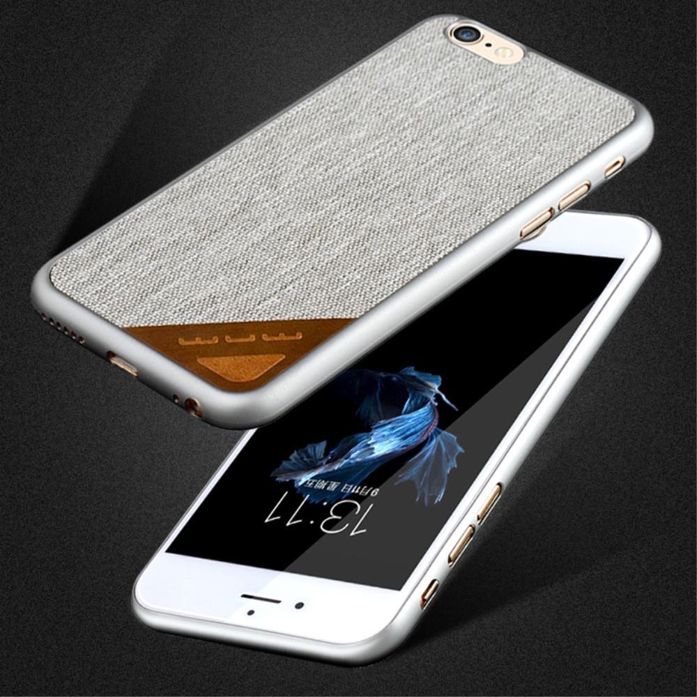 WUW Hard Case für Apple iPhone 6 6S Jeans Look Muster