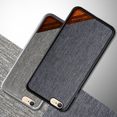 WUW Hard Case für Apple iPhone 6 6S Jeans Look Muster