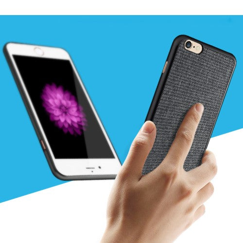 WUW Hard Case für Apple iPhone 6 6S Jeans Look Muster