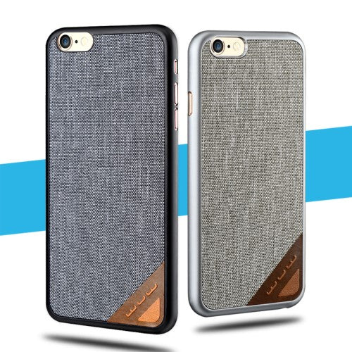WUW Hard Case für Apple iPhone 6 6S Jeans Look Muster