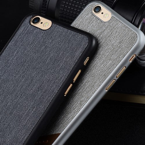 WUW Hard Case für Apple iPhone 6 6S Jeans Look Muster