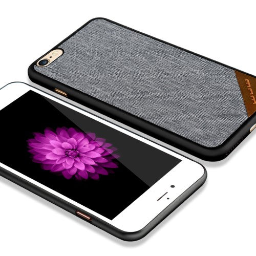 WUW Hard Case für Apple iPhone 6 6S Jeans Look Muster