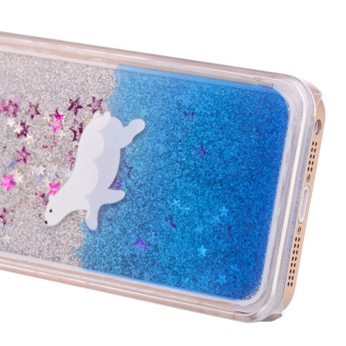 Hard Case für Apple iPhone SE 5 5S Dynamic Flash Stern Pulver Glitter Bling
