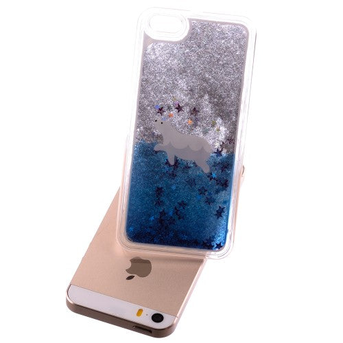Hard Case für Apple iPhone SE 5 5S Dynamic Flash Stern Pulver Glitter Bling