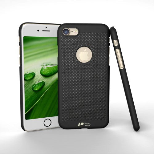 LOOPEE Hard Case für Apple iPhone 8 7 Hollow Mesh Loch Muster Schutz Hülle Cover