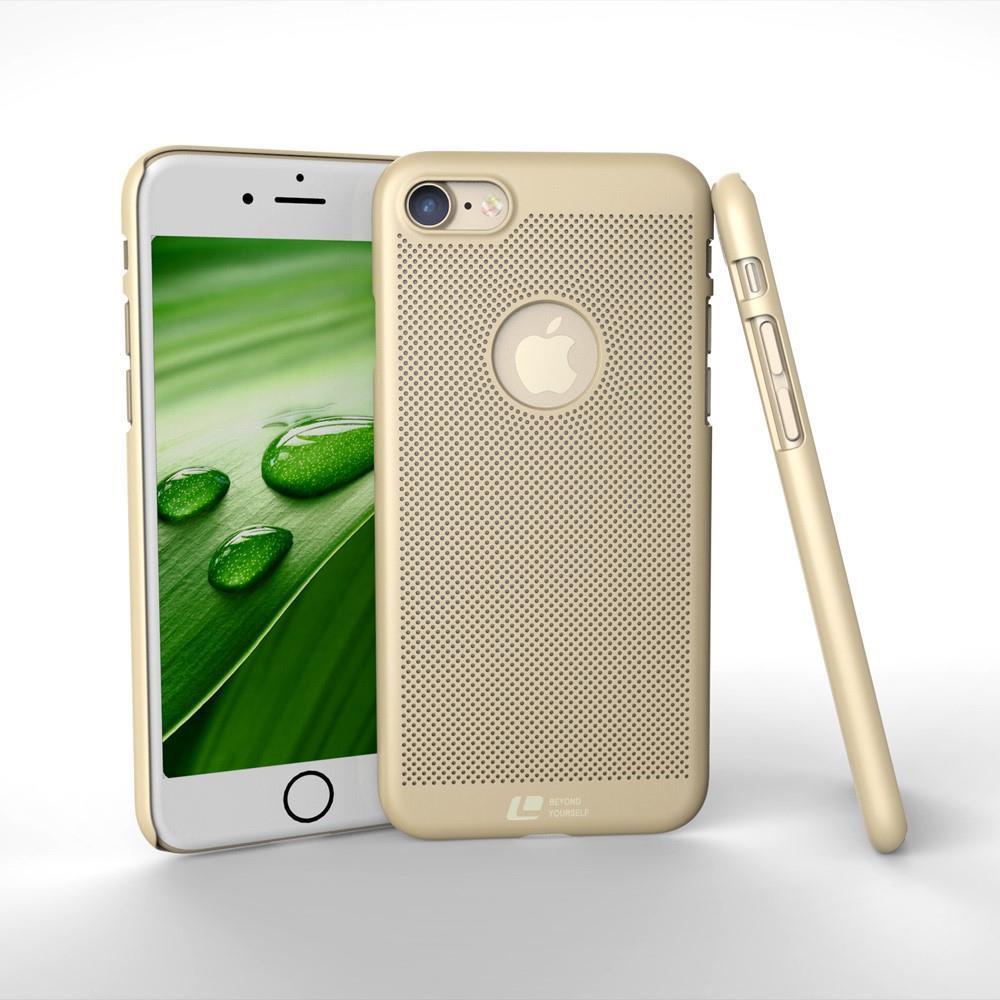 LOOPEE Hard Case für Apple iPhone 8 7 Hollow Mesh Loch Muster Schutz Hülle Cover