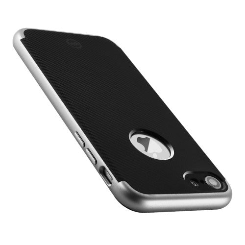 Joyroom TPU PC Case für Apple iPhone 8 7 SE 2020 Blade Series Carbon Optik Bumper