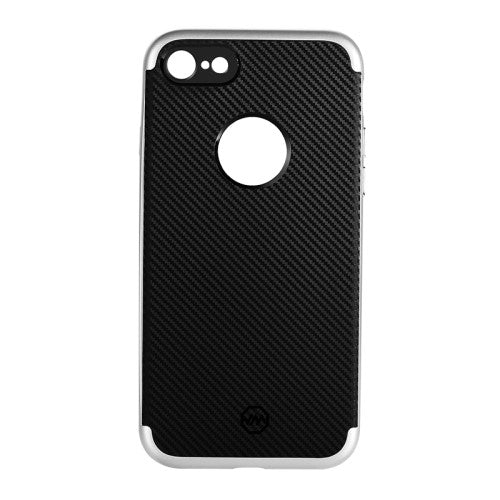 Joyroom TPU PC Case für Apple iPhone 8 7 SE 2020 Blade Series Carbon Optik Bumper