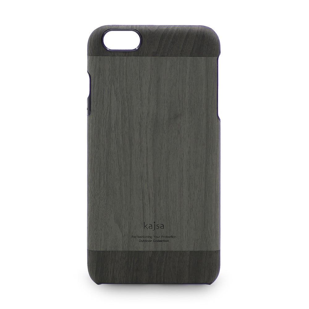 KAJSA Hard Case für Apple iPhone 6 6S Outdoor Collection Wood Holz Optik Cover