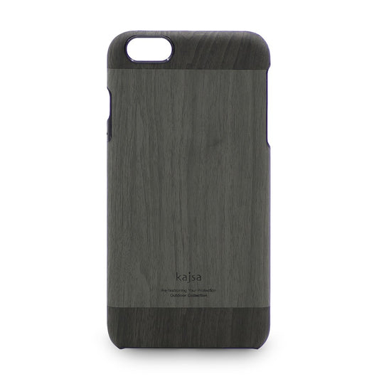 KAJSA Hard Case für Apple iPhone 6 6S Outdoor Collection Wood Holz Optik Cover