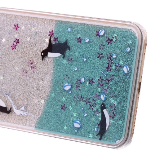 Hard Case für Apple iPhone 6 6S Dynamic Flash Stern Pulver Glitter Bling