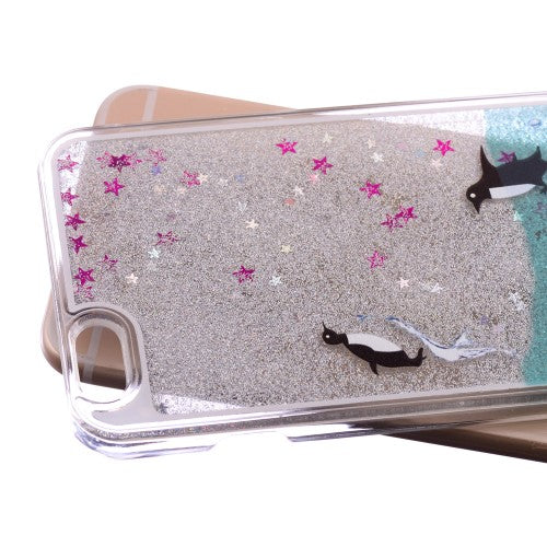 Hard Case für Apple iPhone 6 6S Dynamic Flash Stern Pulver Glitter Bling