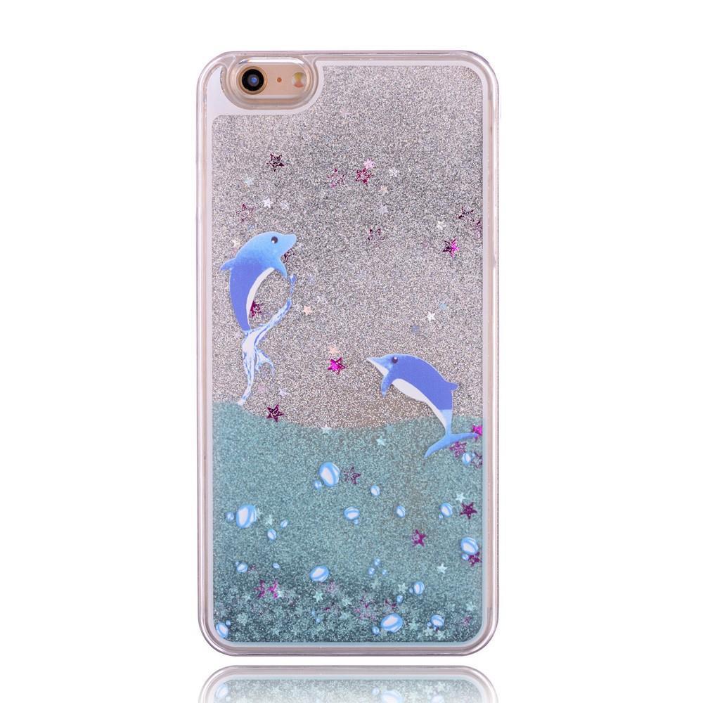Hard Case für Apple iPhone 6 6S Dynamic Flash Stern Pulver Glitter Bling