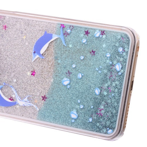 Hard Case für Apple iPhone 6 6S Dynamic Flash Stern Pulver Glitter Bling