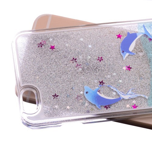 Hard Case für Apple iPhone 6 6S Dynamic Flash Stern Pulver Glitter Bling