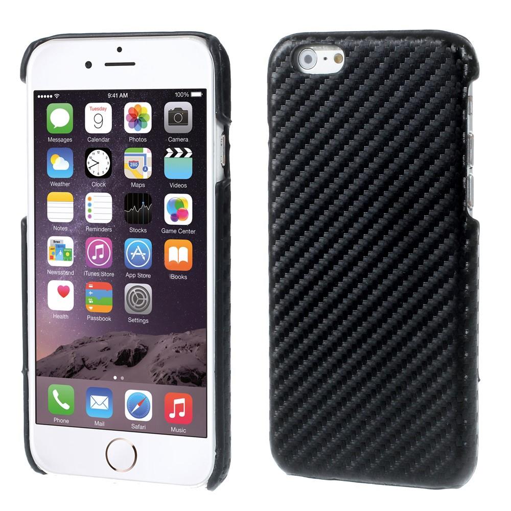 Hard Case für Apple iPhone 6 6S Carbon Fiber Optik Skin Muster