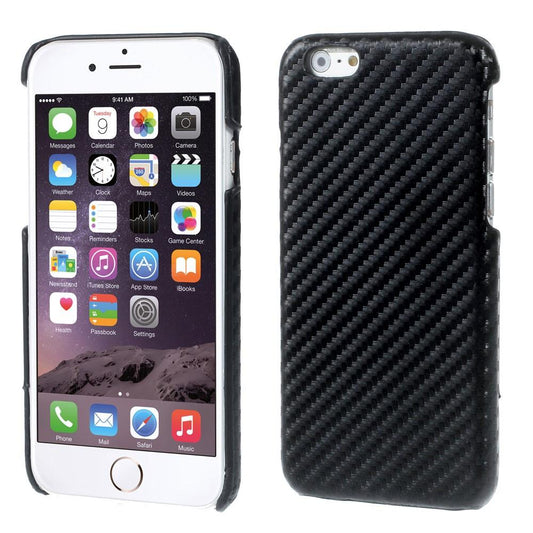 Hard Case für Apple iPhone 6 6S Carbon Fiber Optik Skin Muster