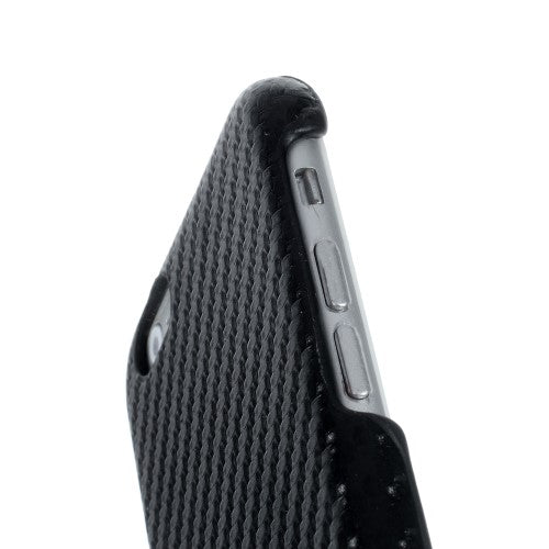 Hard Case für Apple iPhone 6 6S Carbon Fiber Optik Skin Muster