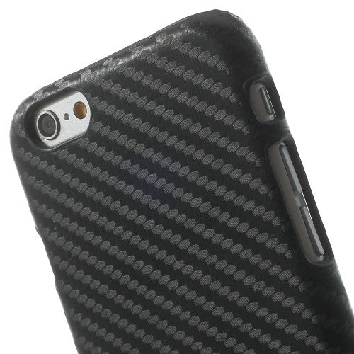 Hard Case für Apple iPhone 6 6S Carbon Fiber Optik Skin Muster