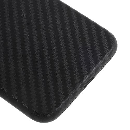 Thin Case für Apple iPhone XS X Carbon Fiber Optik Muster