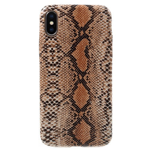 Hard Case für Apple iPhone XS X Snake Schlange Optik Skin Muster
