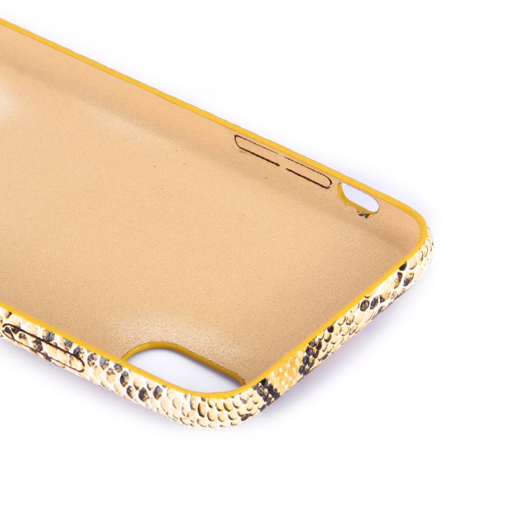 Hard Case für Apple iPhone XS X Snake Schlange Optik Skin Muster