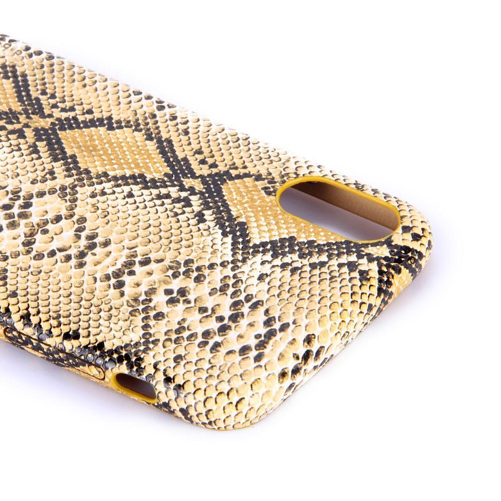 Hard Case für Apple iPhone XS X Snake Schlange Optik Skin Muster