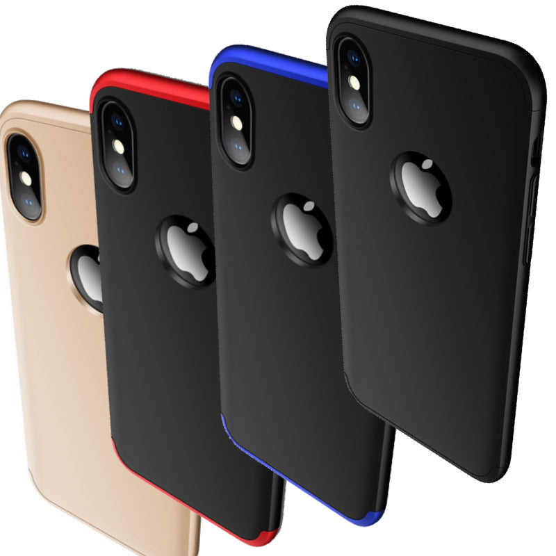 Fullbody Hard Case für Apple iPhone XS X 360 Protection