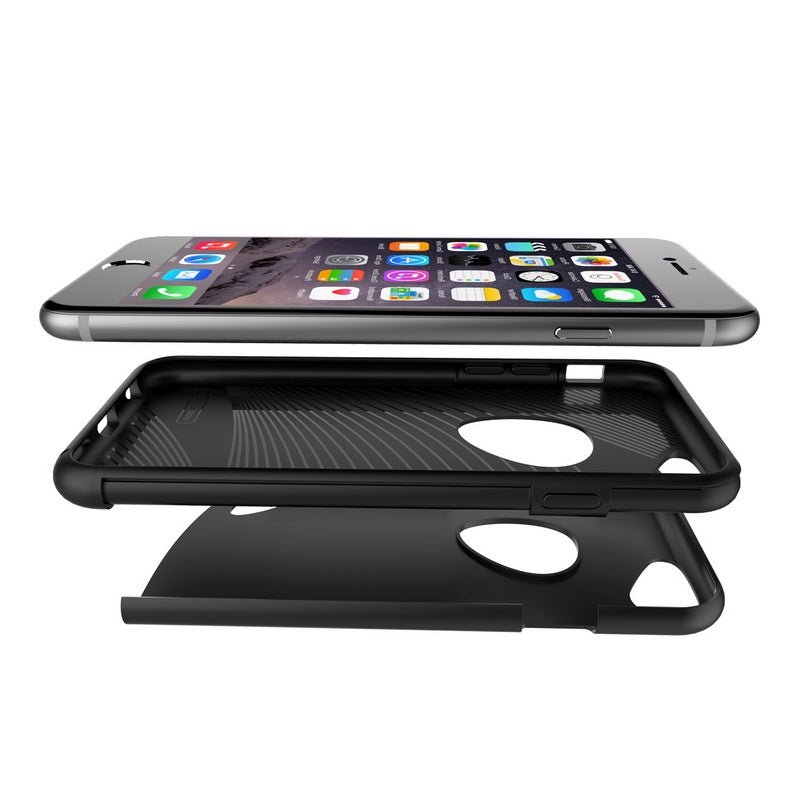 TPU Case für Apple iPhone 6 6S SLiCOO PC + Kombination Cobblestone