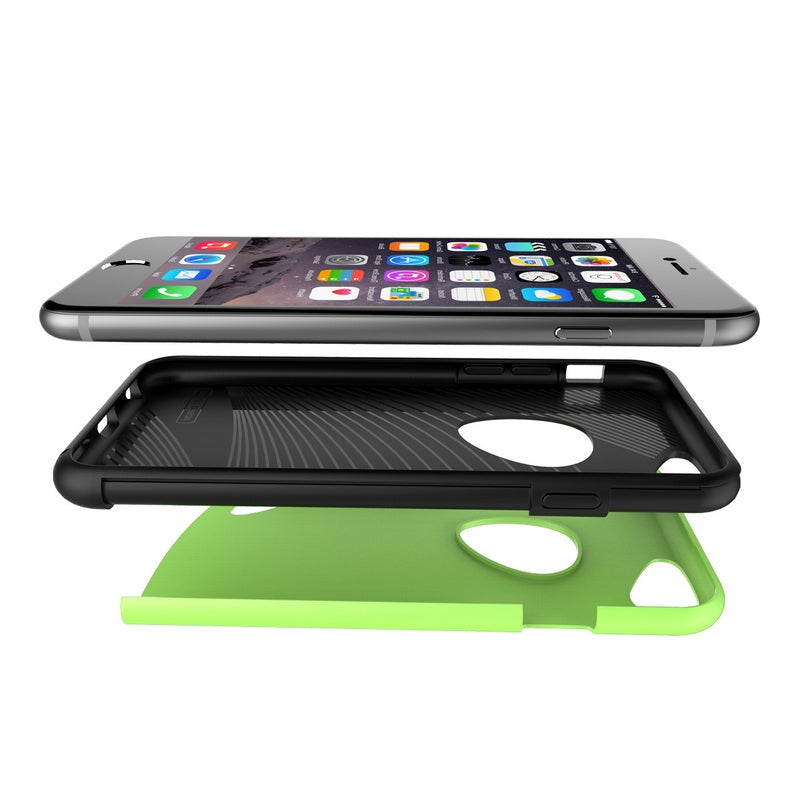 TPU Case für Apple iPhone 6 6S SLiCOO PC + Kombination Cobblestone