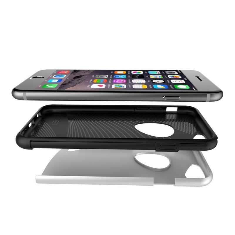 TPU Case für Apple iPhone 6 6S SLiCOO PC + Kombination Cobblestone