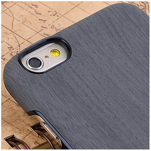 KAJSA Hard Case für Apple iPhone 6 6S Wood Grain Pattern Skin Cover