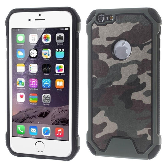 Outdoor Case für Apple iPhone 6 6S TPU Hybrid Camouflage