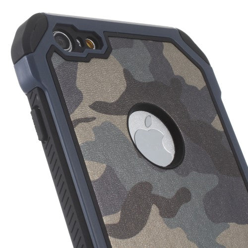 Outdoor Case für Apple iPhone 6 6S TPU Hybrid Camouflage