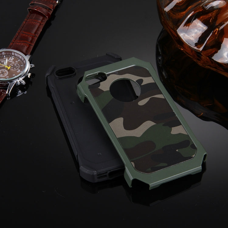 Outdoor Case für Apple iPhone 4 4S TPU Hybrid Camouflage