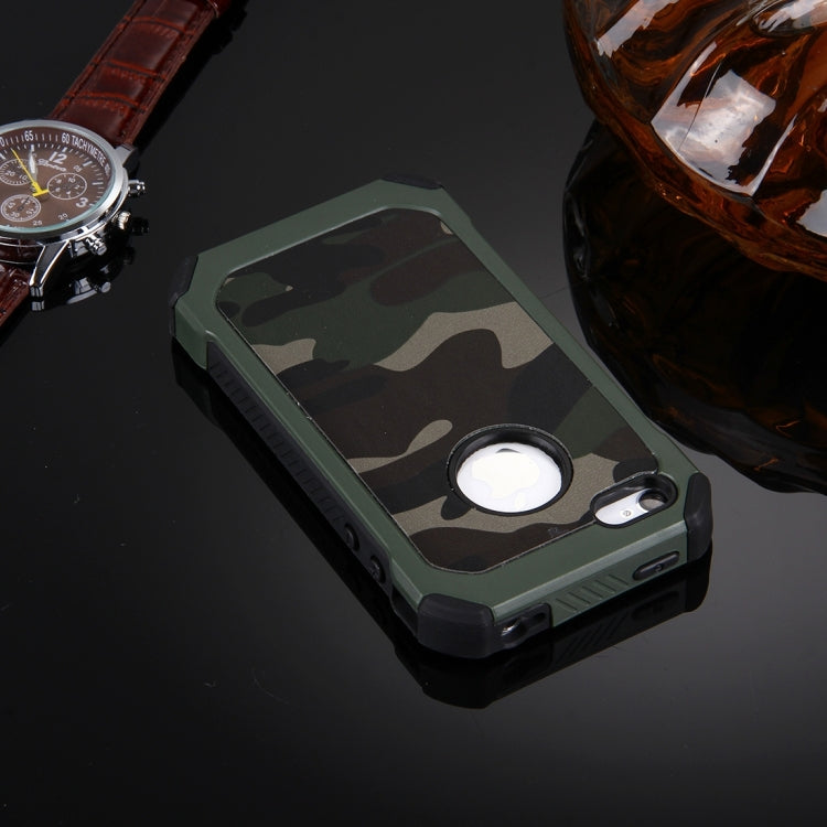 Outdoor Case für Apple iPhone 4 4S TPU Hybrid Camouflage