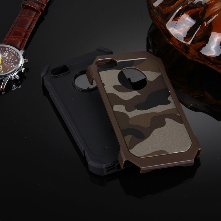 Outdoor Case für Apple iPhone 4 4S TPU Hybrid Camouflage