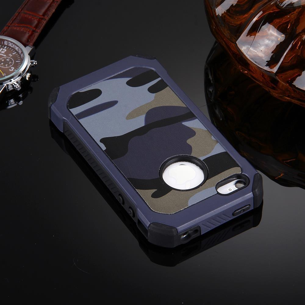Outdoor Case für Apple iPhone 4 4S TPU Hybrid Camouflage