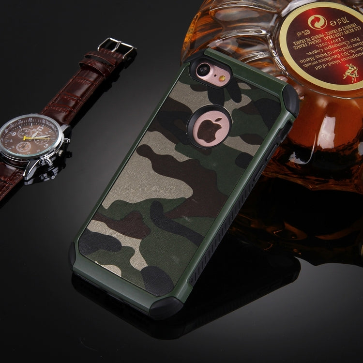 Outdoor Case für Apple iPhone 8 7 SE 2020 TPU Hybrid Tarn Camouflage