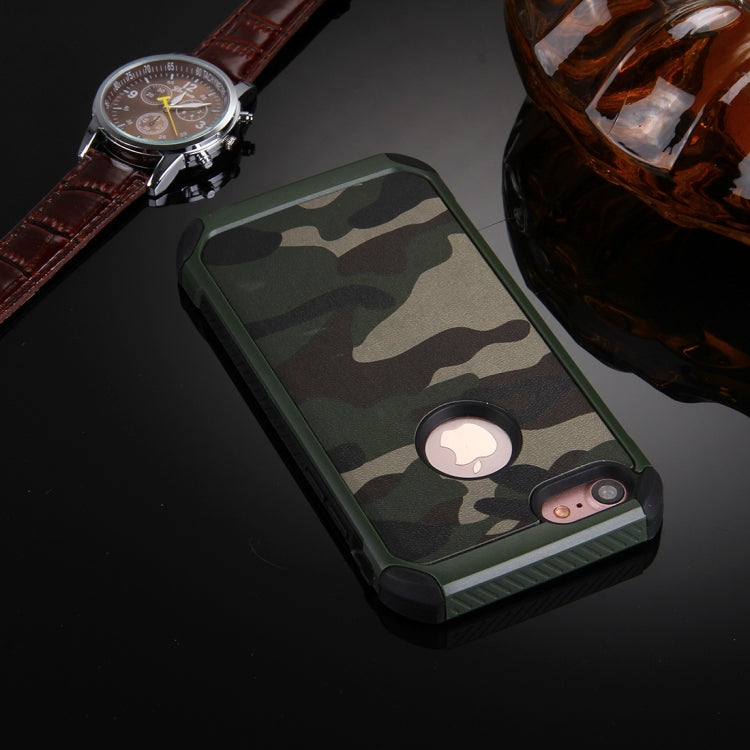 Outdoor Case für Apple iPhone 8 7 SE 2020 TPU Hybrid Tarn Camouflage