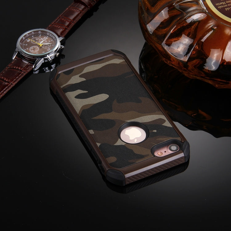 Outdoor Case für Apple iPhone 8 7 SE 2020 TPU Hybrid Tarn Camouflage