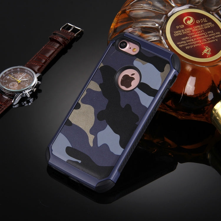 Outdoor Case für Apple iPhone 8 7 SE 2020 TPU Hybrid Tarn Camouflage