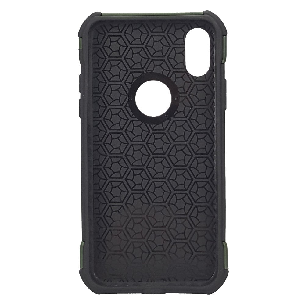 Outdoor Case für Apple iPhone XS X TPU Hybrid Tarn Camouflage