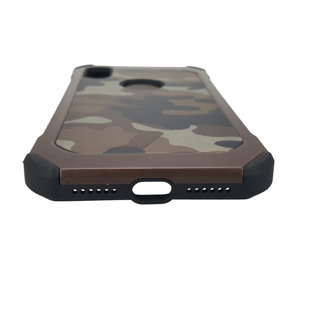 Outdoor Case für Apple iPhone XS X TPU Hybrid Tarn Camouflage