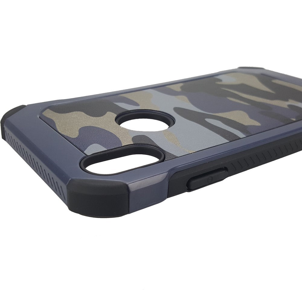 Outdoor Case für Apple iPhone XS X TPU Hybrid Tarn Camouflage