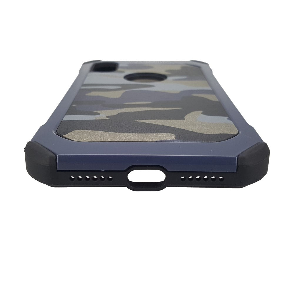 Outdoor Case für Apple iPhone XS X TPU Hybrid Tarn Camouflage